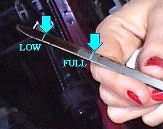 niveau d'huile moteur