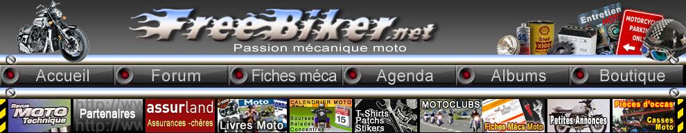 Bannière mécanique moto