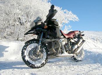 moto à Skis